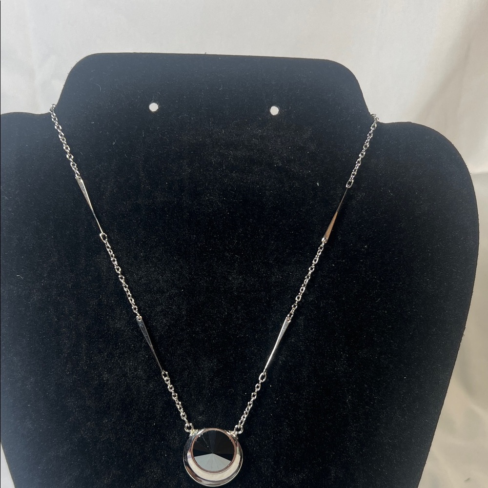 Sarah Coventry Silver Pendant Necklace